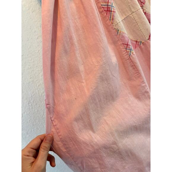 Carleen NWT OAK Vintage Quilt Cotton Dress XS USA Made Pink One of a Kind - Picture 9 of 9